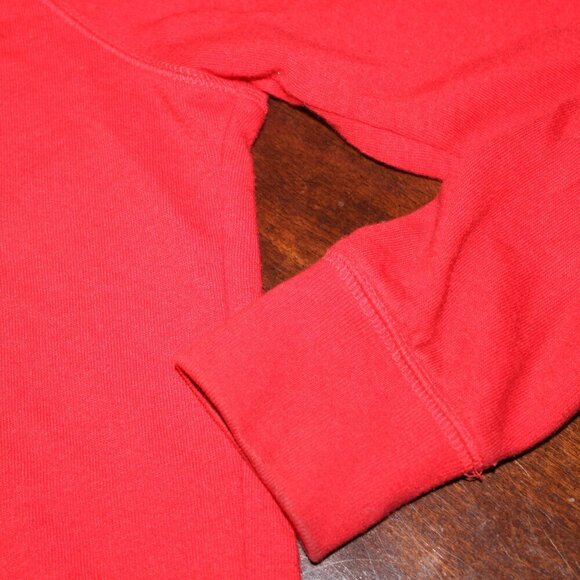 Victoria’s Secret PINK Red Pullover Hoodie Small – Cozy Logo Sweatshirt - Picture 3 of 6